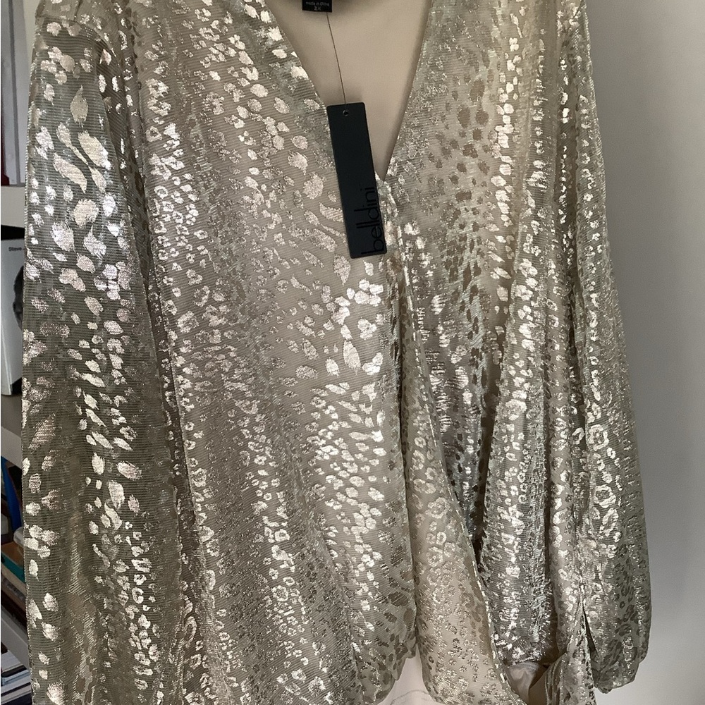 Bellini Shimmering Gold Blouse